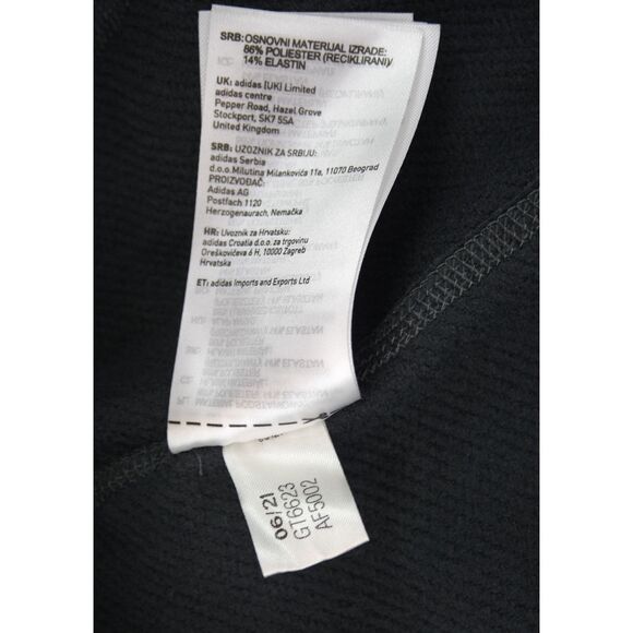 Adidas Primegreen Cycling Jacket | Womens Sz L, Charcoal Gray, 3 Stripes - Picture 6 of 7